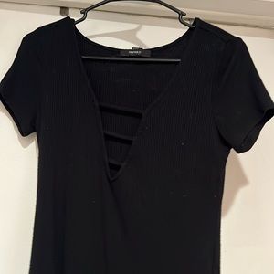 Black forever 21 bodysuit